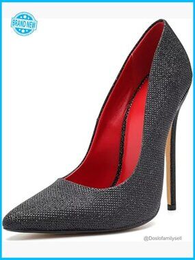 Classic Pointed Toe Stiletto Pumps 5.7 Inch Heels Dress Wedding Office Shoes